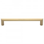 M Marcus Heritage Brass Hex Profile Design Cabinet Pull 254mm Centre to Centre